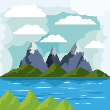 Göl manzara tasarımı