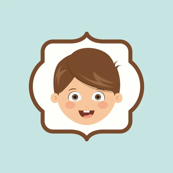 Jongen Characterdesign — Stockvector