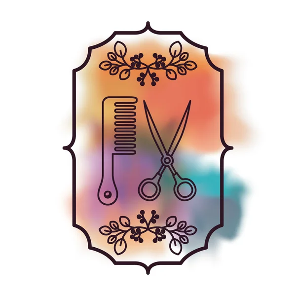 Design de barbearia —  Vetores de Stock