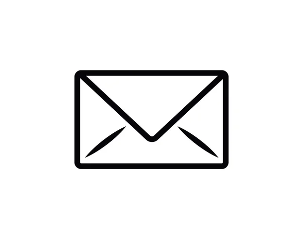 Enveloppe lettre isolée icône design — Image vectorielle