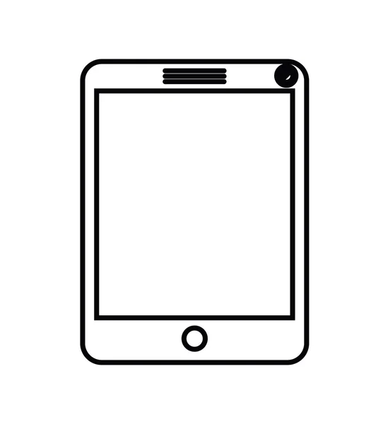 Tablet-Computer isoliertes Icon-Design — Stockvektor
