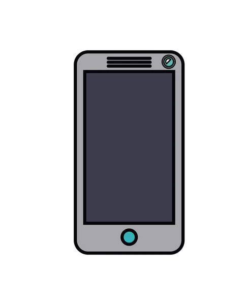 Smartphone elszigetelt ikon tervezés — Stock Vector
