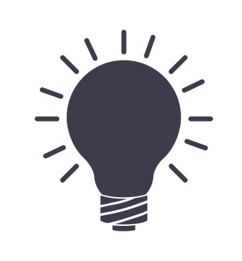 ampul çizim izole simgesi tasarım