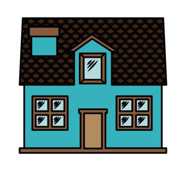 evin dış açık izole simgesi tasarım