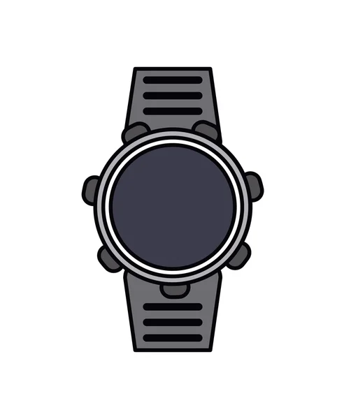 Smartwatch icône isolée design — Image vectorielle