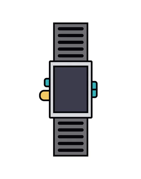 Smartwatch  isolated icon design — Stock Vector