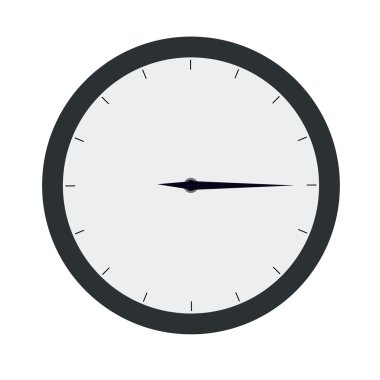 zaman saati izole simgesi tasarım