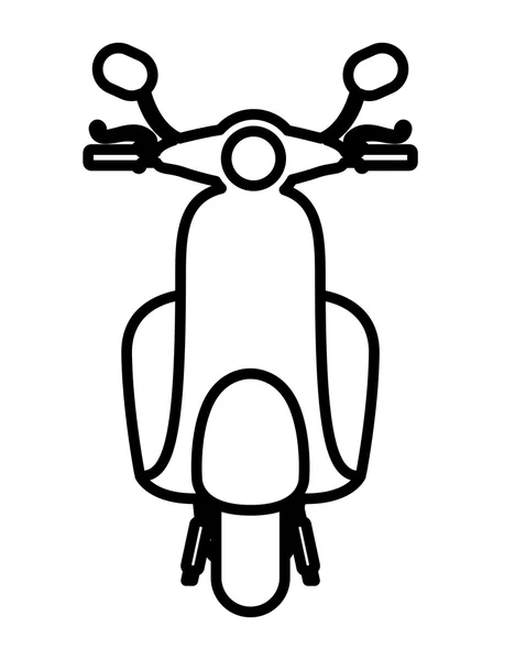 Desenho de scooter design ícone isolado — Vetor de Stock