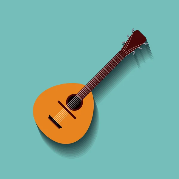 吉他乐器分离图标设计 — 图库矢量图片