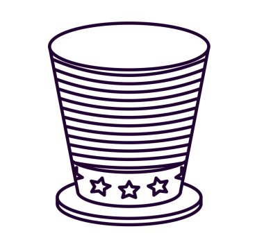 vatansever şapka izole simgesi