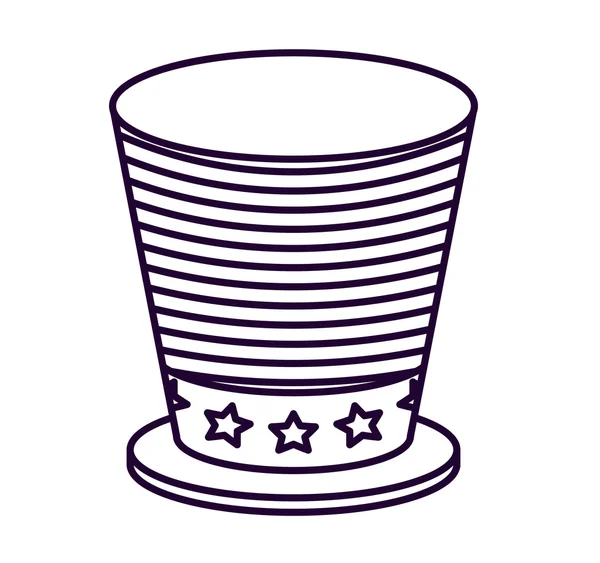 vatansever şapka izole simgesi