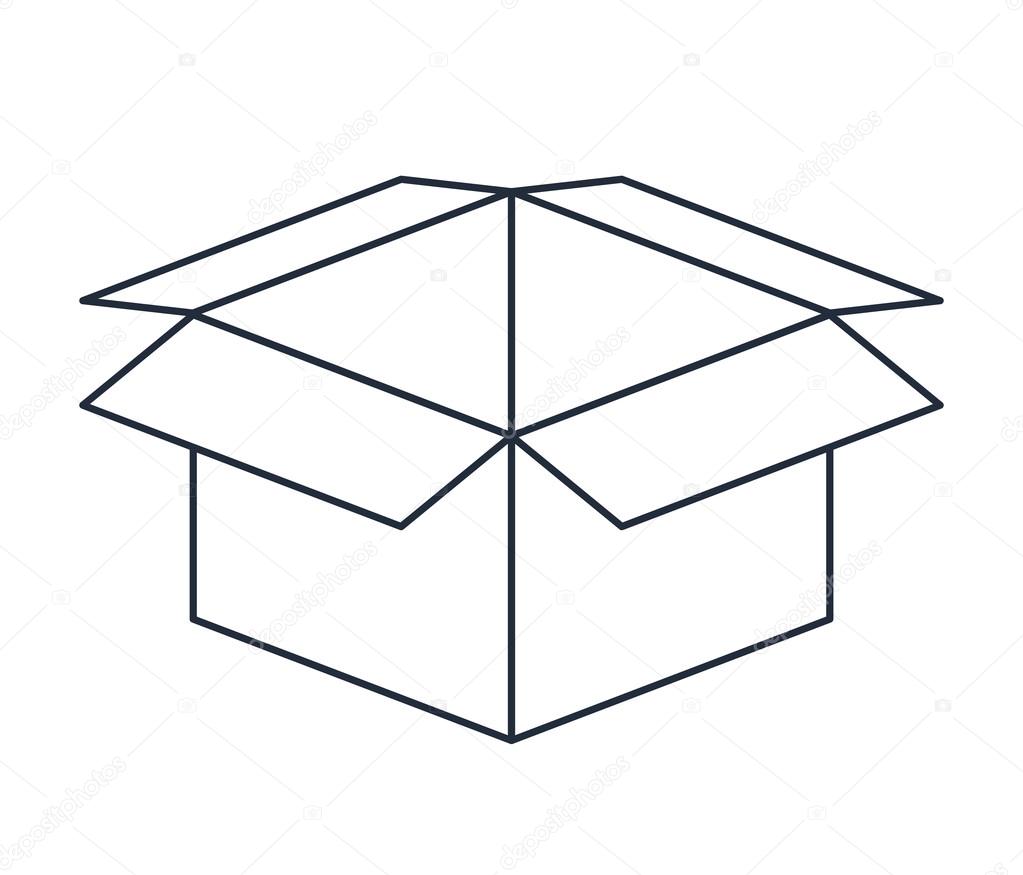 Carton Box Isolated Icon Design Vector Image By C Grgroupstock Vector Stock