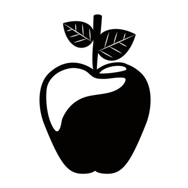 elma taze izole simgesi tasarım