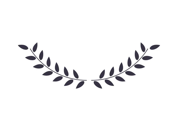Belle couronne icône isolée design — Image vectorielle