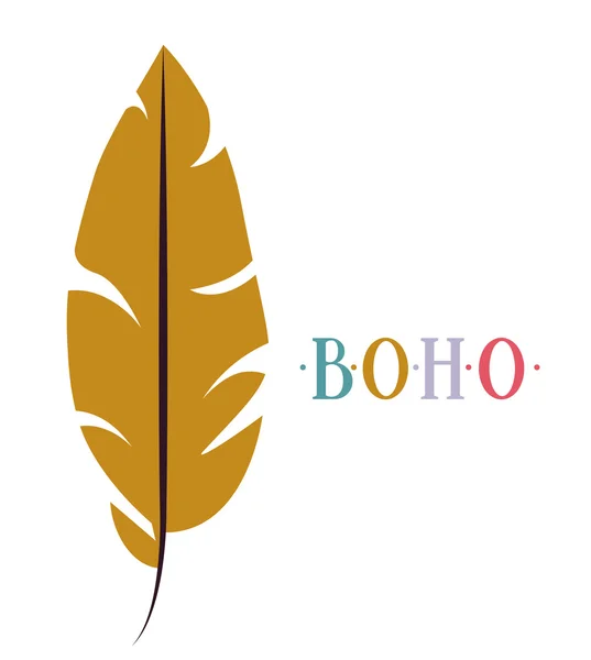 Boho style  isolated icon design — Stock Vector