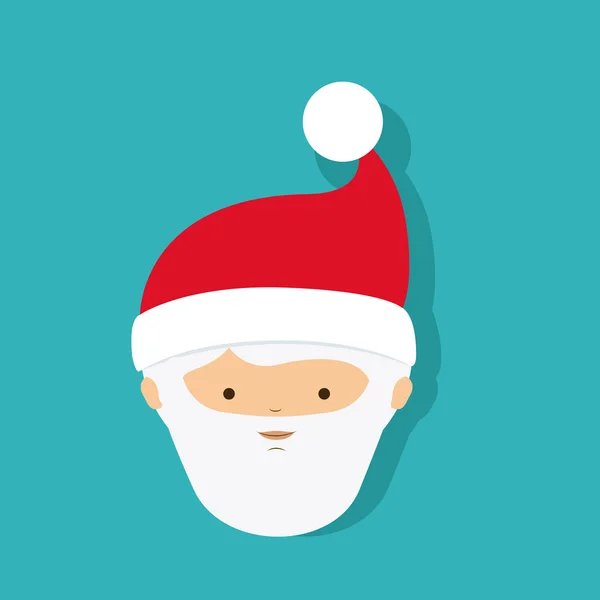 Santa claus character isolated icon design — Stock Vector