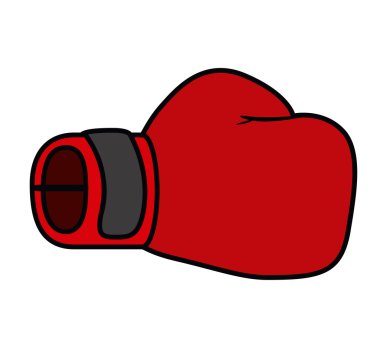 Boks eldivenleri izole simgesi tasarım