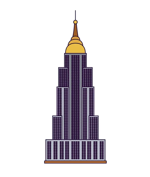 Az Egyesült Államok Capitoliuma elszigetelt ikon tervezés — Stock Vector