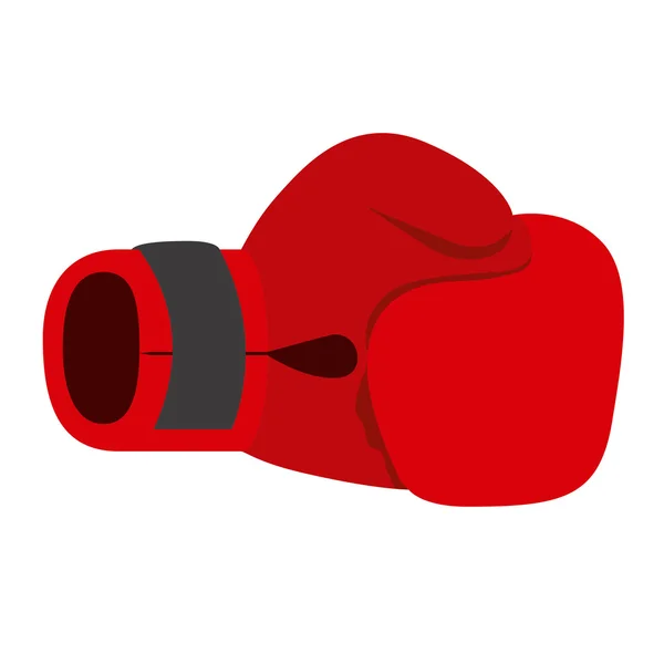 Guantes de boxeo diseño icono aislado — Vector de stock