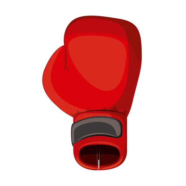 Gants de boxe icône isolée design — Image vectorielle