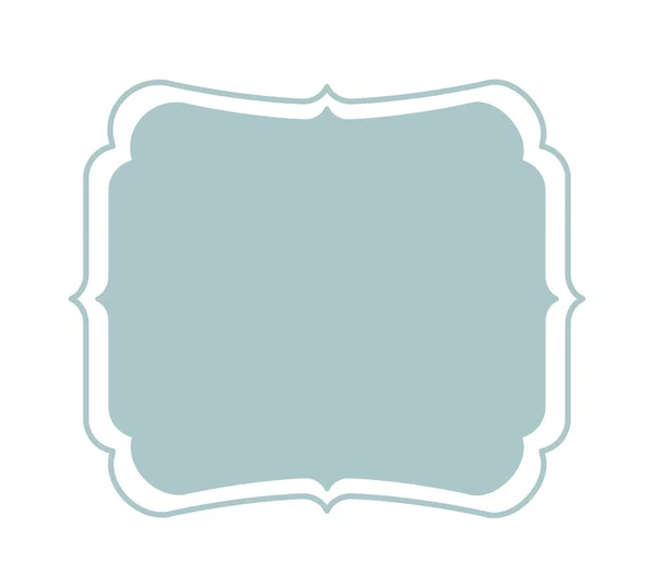 Marco vintage aislado icono de diseño — Vector de stock