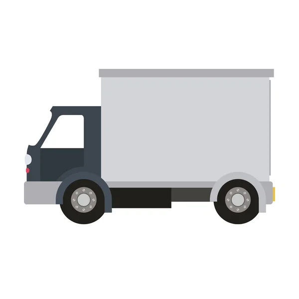 Vrachtwagen geïsoleerde pictogram ontwerp — Stockvector