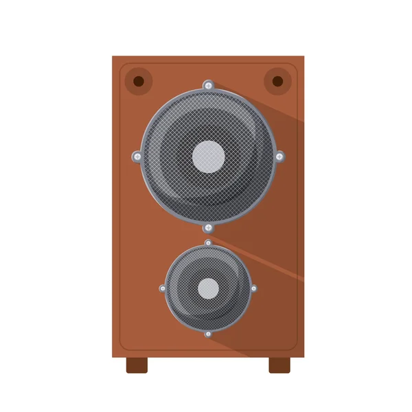 Caja de altavoces diseño icono aislado — Archivo Imágenes Vectoriales