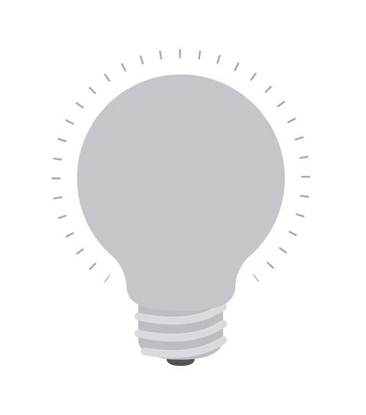 Bulb light  isolated icon design — Stock Vector