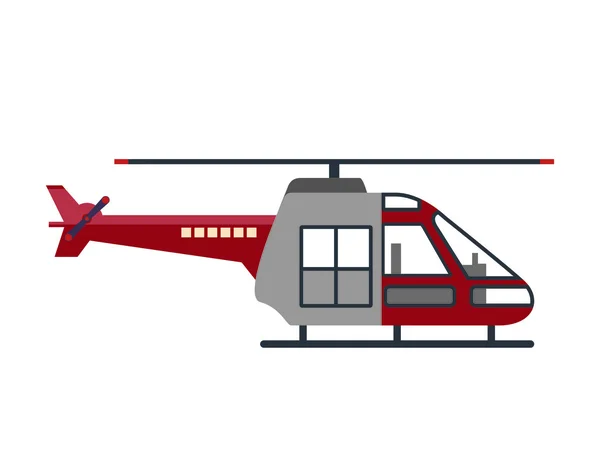 Icona volante del veicolo dell'elicottero — Vettoriale Stock