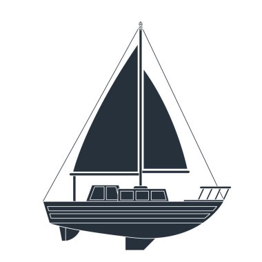 yelken tekne taşıma simgesi