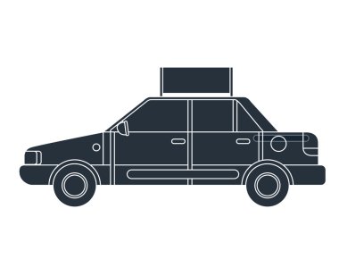 taksi hizmeti genel simgesi