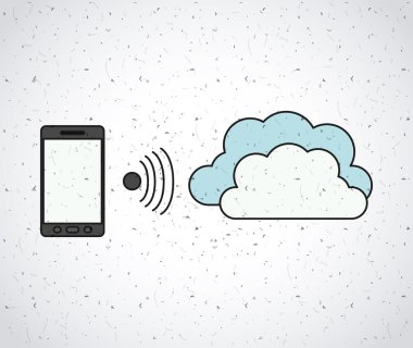 Smartphone teknoloji taşınabilir simgesi