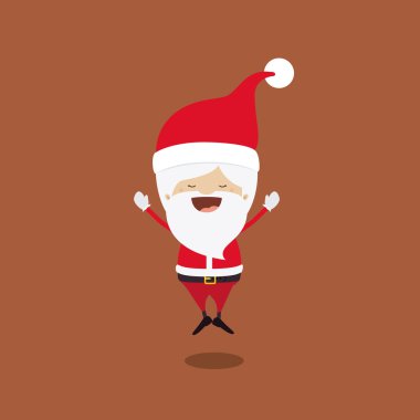 Noel Baba sevimli karakter simgesi