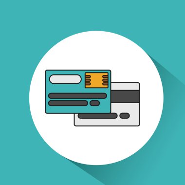 Kredi kartı para simgesi