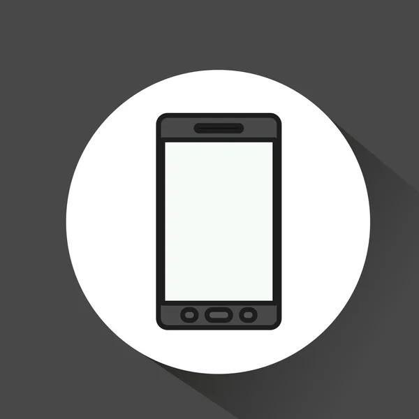 Ícone portátil da tecnologia do smartphone — Vetor de Stock