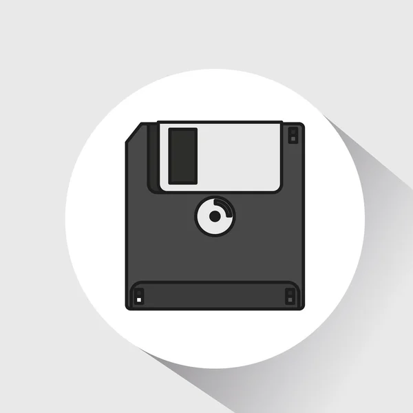 Floppy disk save icon — Stock Vector