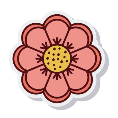 çiçek dekorasyon izole cion