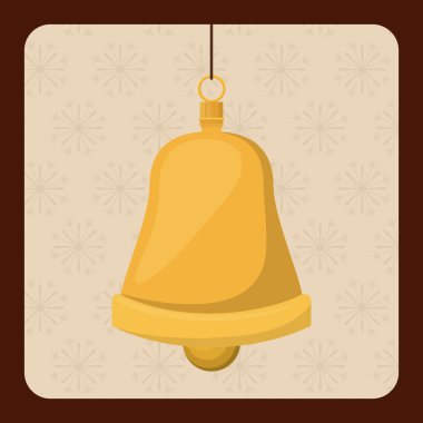 mutlu neşeli Noel top simgesi asılı