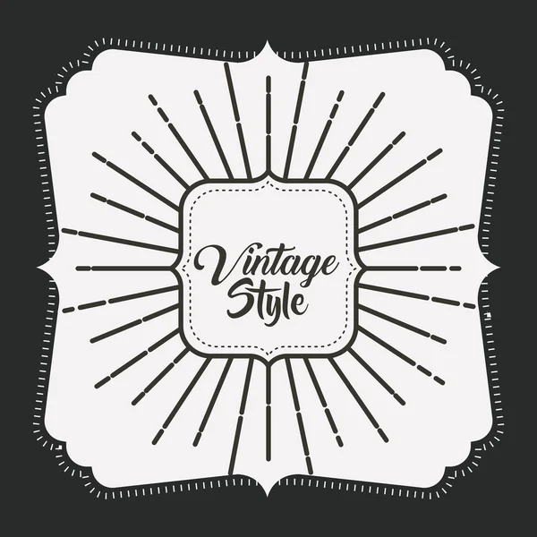 çerçeve retro tarzı simge, izole simgesi tasarım.