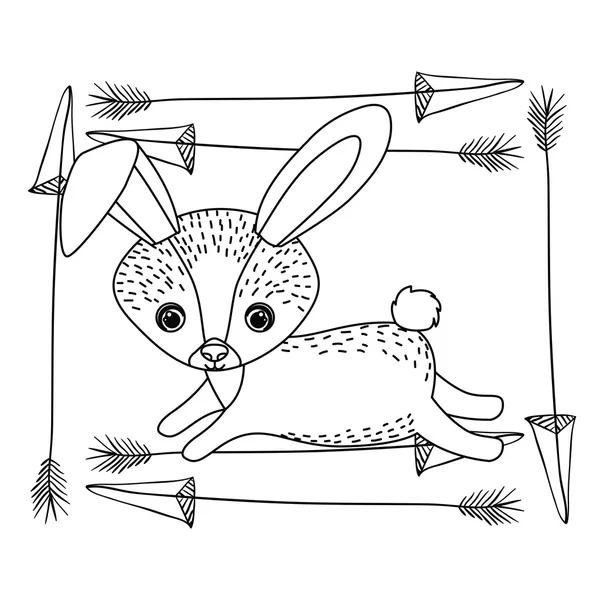 สไตล์การวาดภาพสัตว์ boho ไอคอน — ภาพเวกเตอร์สต็อก
