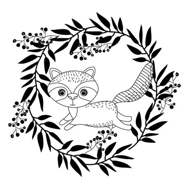 hayvan çizim içinde çelenk simgesi