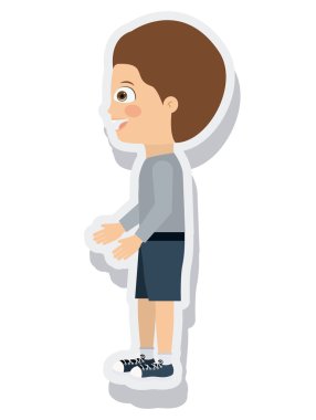 izole küçük çocuk avatar