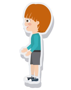 izole küçük çocuk avatar