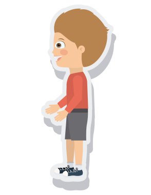 izole küçük çocuk avatar