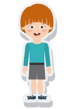 izole küçük çocuk avatar