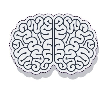 beyin fırtınası izole simgesi