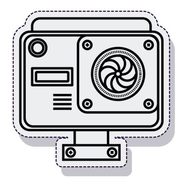 kamera fotoğraf izole simgesi