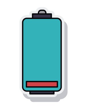 pil güç izole simgesi