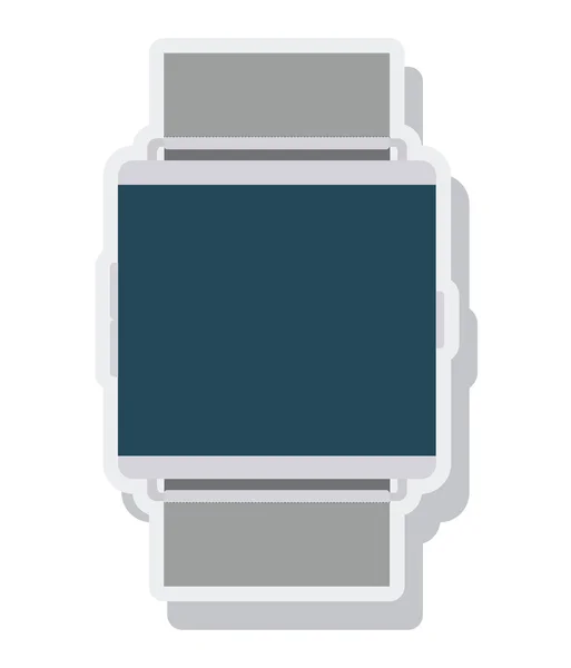 Zegarek czas ikona na białym tle — Wektor stockowy