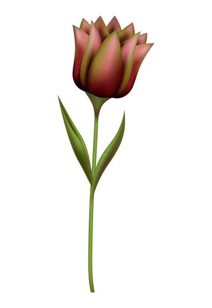 Красивый цветок изолированный значок — стоковый вектор